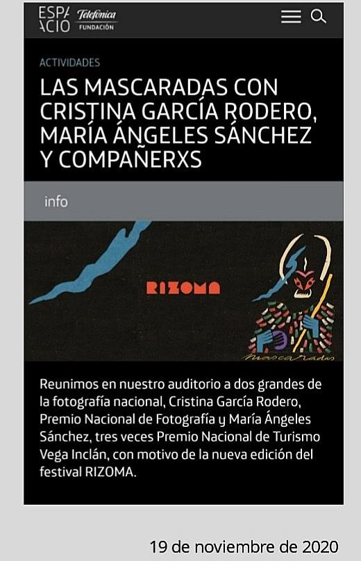Cristina Rodero - mascaradas