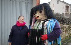 Caruchero en modo de verraco