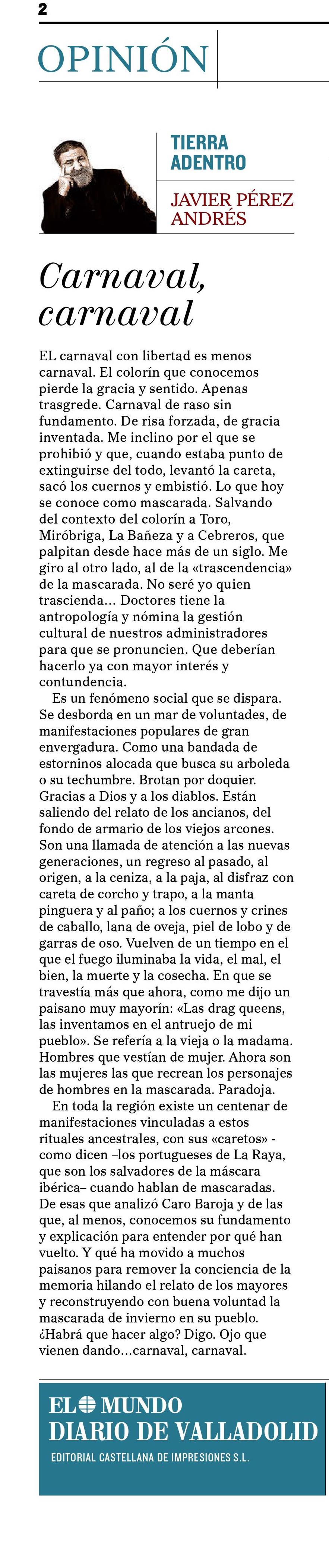 Javier Perez Carnaval