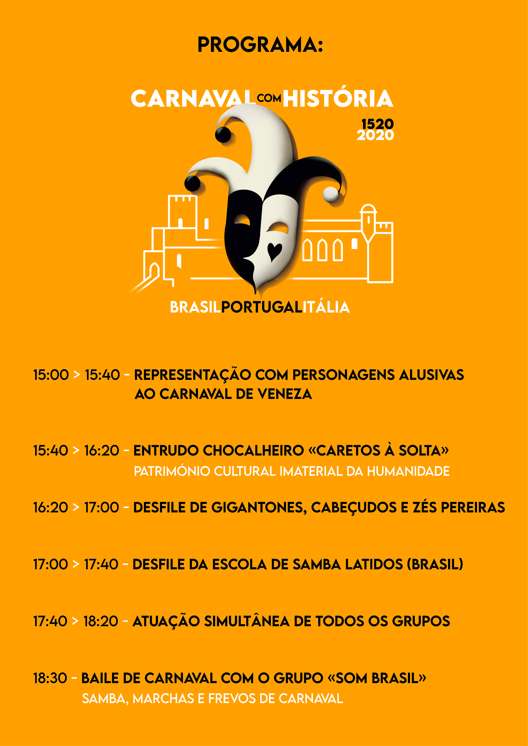 Carnaval com História programa