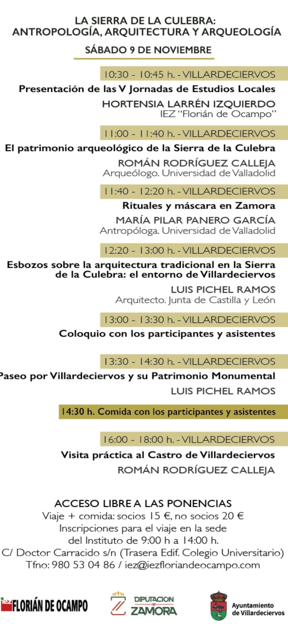 La Culebra programa