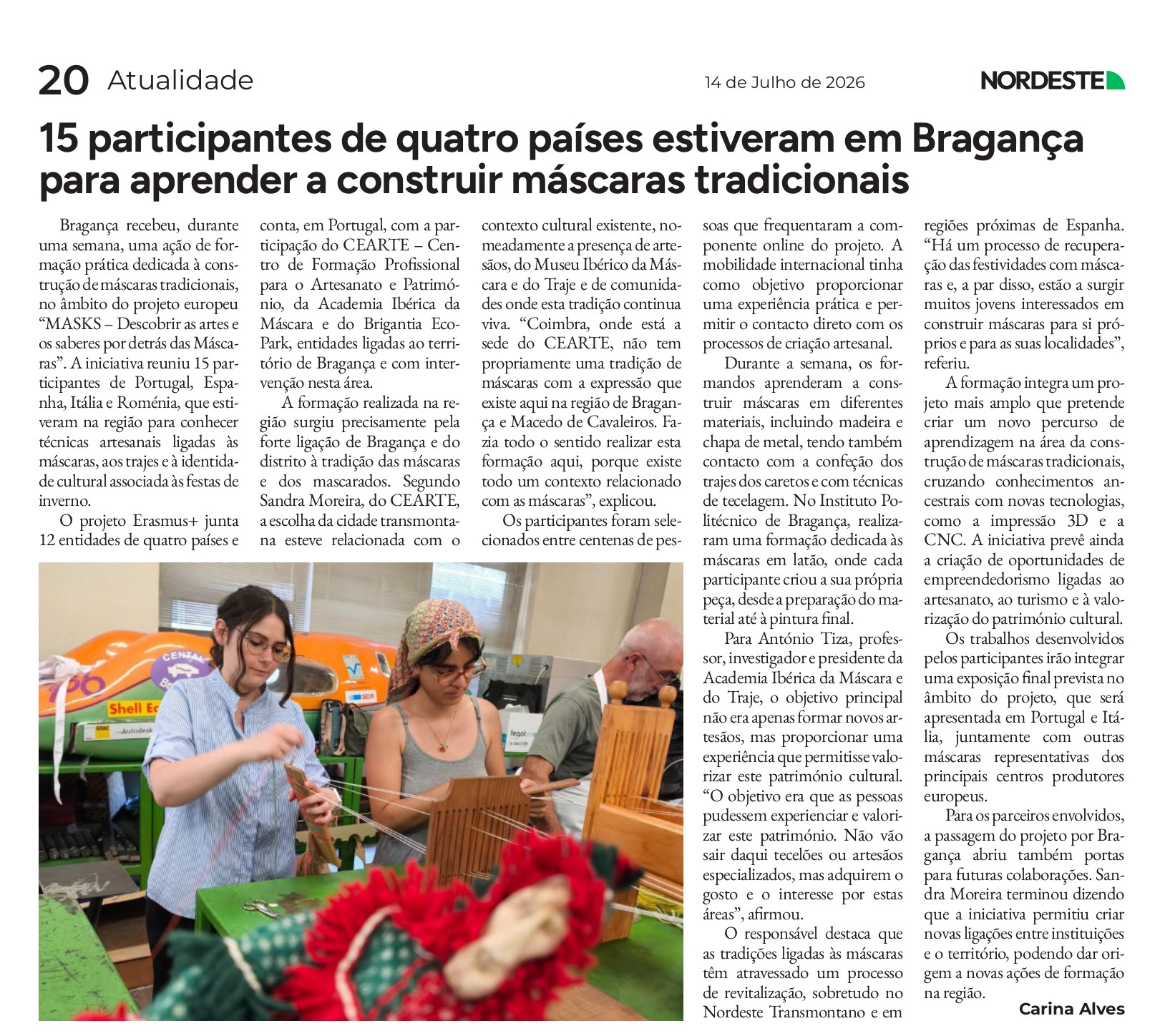 Formação artesãos