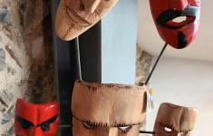 Máscaras em exposição